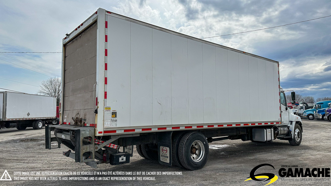 HINO 388 TRUCK DRY BOX VAN WITH TAILGATE