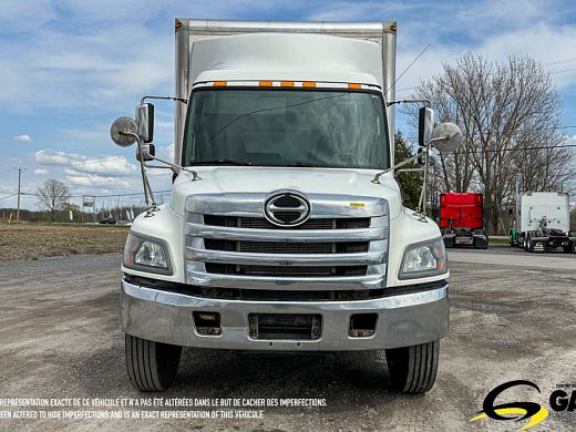 HINO 388 TRUCK DRY BOX VAN WITH TAILGATE